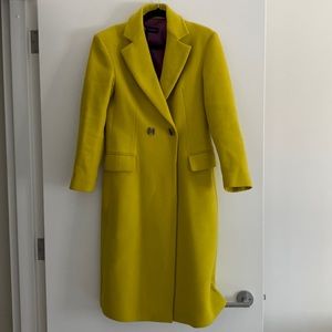Mustard color coat from Zara